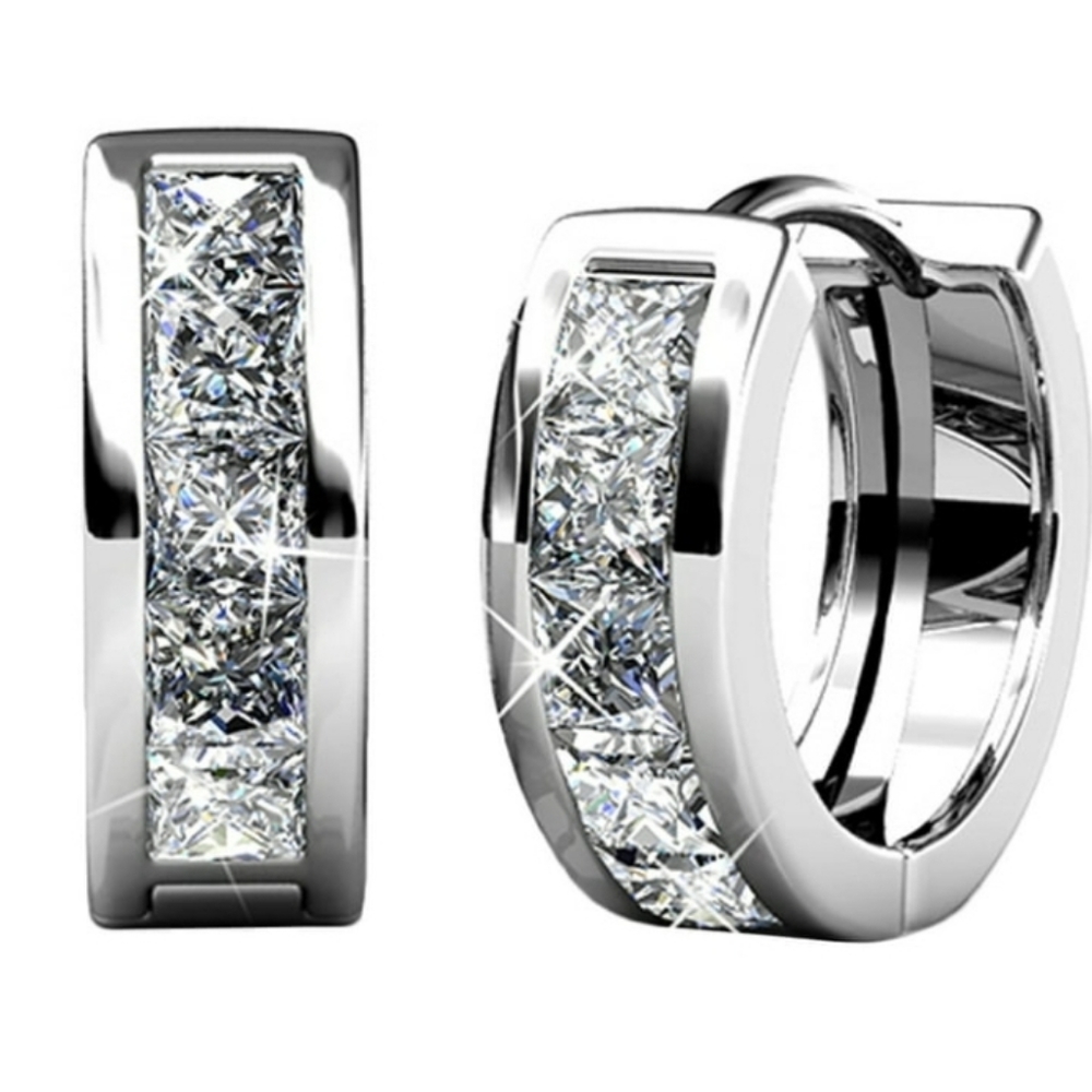 💎Swarovski Crystal Hoop Earrings